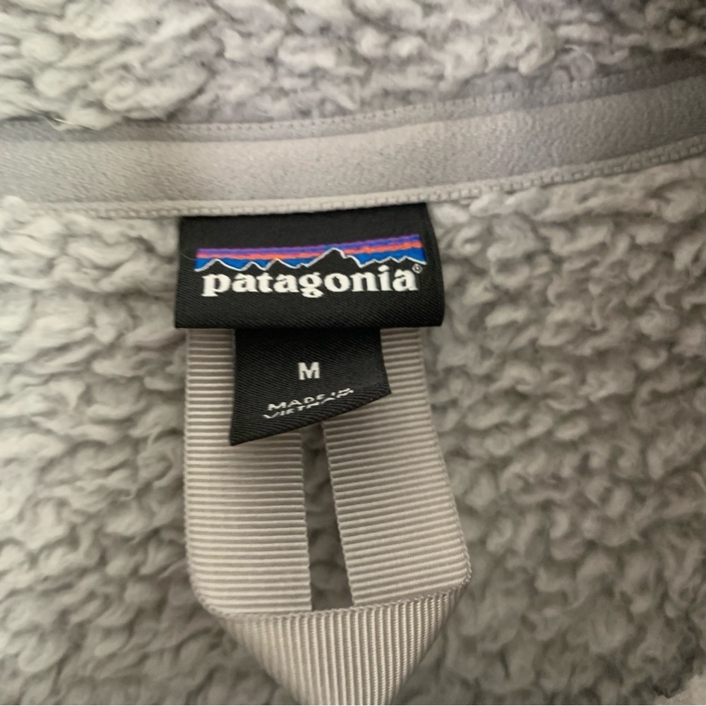 Patagonia womens gray Los Gatos 1/4 zip up sweater M - Picture 5 of 7